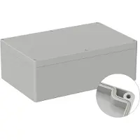 TRU COMPONENTS TC-9065540 Outdoorbehuizing 250 x 160 x 90 Polycarbonaat Grijs-wit (RAL 7035) 1 stuk(s)