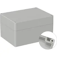 TRU COMPONENTS TC-9065528 Outdoorbehuizing 160 x 120 x 90 Polycarbonaat Grijs-wit (RAL 7035) 1 stuk(s)