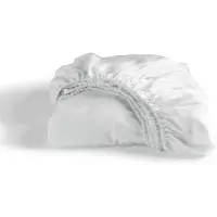 Cinderella - Weekend - Hoeslaken - 100% Katoen - 100x210 cm - Tot 25 cm matrashoogte - Wit