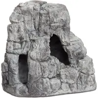 CeramicNature aquariumdecoratie steen 30 cm polyester grijs