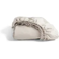 Cinderella Hoeslaken Light Sand (Katoen)-80 x 200 cm
