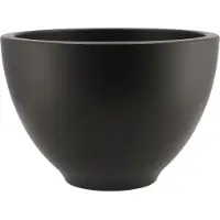 DK Design Bloempot/plantenpot - Vinci - zwart mat - voor kamerplant - D21 x H31 cm