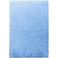 Rug Solid Stockholm katoenen deken 130x180 cm Millenium blue