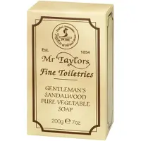 Taylor of Old Bond Street Bath Sandalwood Gentleman's Pure Vegetable Zeep - 200gr | Voor Mannen