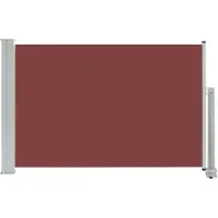 vidaXL Tuinscherm uittrekbaar 60x300 cm bruin