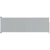 vidaXL Tuinscherm uittrekbaar 200x600 cm grijs