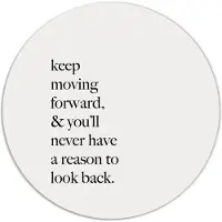 Label2X Muurcirkel keep moving