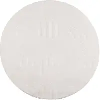 vidaXL Vloerkleed IZA laagpolig Scandinavisch Ø 120 cm crèmekleurig