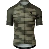 Agu Grainy Stripe Essential Short Sleeve Jersey Groen 2XL Man
