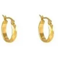 Yehwang oorbellen Hoop met luxe makelijke sluiting , earrings stainless steel - rvs - waterproof - moederdag cadeau idee - kerst kado tip - goede kwaliteit