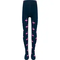 Ewers Maillot Meisjes - Donkerblauw & Roze Flamingo's - Elastisch-92/98