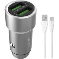 LDNIO - C302 - Dual USB Quick Charge - Snellader - Autolader + Micro USB kabel - Geschikt voor : Samsung Galaxy / Nokia / Motorola / Huawei / Oppo / LG