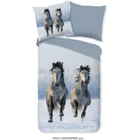 Muller Textil Dekbedovertrek good morning snowhorses