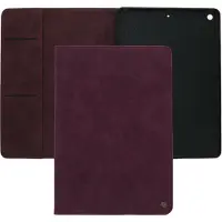 CASEME Bookcase hoesje - Tabletcase met pasjeshouder - Bordeaux- Geschikt voor: Apple iPad 10.2 2021 (9e gen)/iPad 10.2 (2020)/iPad 10.2 (2019)
