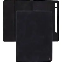 CASEME Bookcase hoesje - Tabletcase met pasjeshouder - Zwart - Geschikt voor: Samsung Galaxy Tab S7 & Galaxy Tab S8