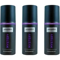 Amando Mystery Deodorant Spray 150 ml - Voordeelverpakking 3 stuks