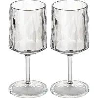 Koziol Club No. 21 wijnglas plastic 25 cl 2-pack Kristalhelder
