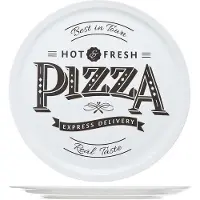 COSY&TRENDY Pizzabord 'Hot&Fresh' - Ø 30 cm - Set-6