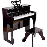 Hape Electronic Piano With Stool Blauw Black