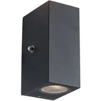 Steinhauer Vierkante Wandspot Logan Met Schemersensor