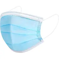Huismerk Mondmaskers 3-laags - blauw - 10 stuks