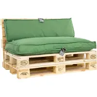 Unique living Palletkussen luana l80b120 hedgegrn