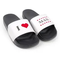 Yoursurprise Badslippers bedrukken - Zwart - 44