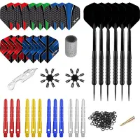 Xqmax Dartpijlen - Set van 6 - Darts van 23 gram - 164-delig - Dart flights - Dart shafts - Hoge kwaliteit - Cadeau