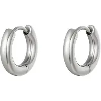 Yehwang Zilveren mini Basic unisex earrings - Oorbellen - oorringen