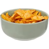 Secret De Gourmet Soepkommen/schaaltjes - 2x - Santorini - keramiek - D15 x H6.5 cm - mintgroen