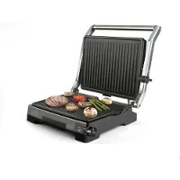 Black & Decker BXGF2200E 2200W Aluminium Sandwichmaker