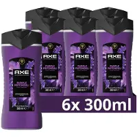 Axe Fine Fragrance Collection Premium Douchegel - Purple Patchouli - 6 x 300 ml - Voordeelverpakking