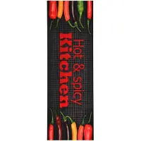 vidaXL Keukenmat wasbaar Hot&Spicy 45x150 cm