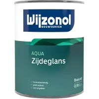 Wijzonol Aqua Zijdeglans | Zijdeglans Lakverf Binnen 1 LTR - Kleur|1|2