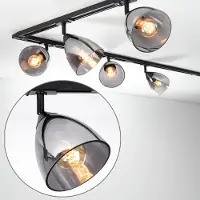 LumenXL Modern 1-fase railsysteem van 3 meter met Jenna spots - plafondlamp