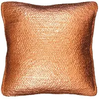 Unique living kussen metallic 45x45cm brons
