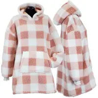 Unique living hoodie donna 70x50cm old pink