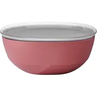 Mepal serveerschaal met deksel Silueta - 5000 ml - Saladeschaal - Vivid mauve