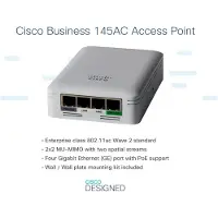 Cisco Business 145AC - Accesspoint - Wi-Fi 5 - 2,4 GHz, 5 GHz - Geschikt voor wandmontage