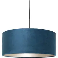 Steinhauer Hanglamp Sparkled Light met blauwe kap