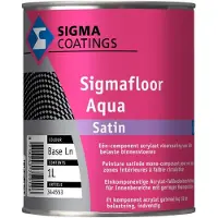 Sigma Sigmafloor Aqua Satin | Zijdeglans Vloerverf Binnen 1 LTR - Kleur|1|2