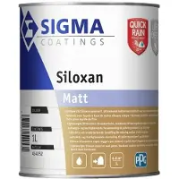 Sigma Siloxan Matt | Matte Gevelverf 1 LTR - Wit