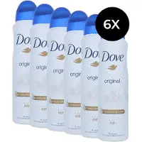 Dove Original Deo Spray Tray 6 X 150 Ml
