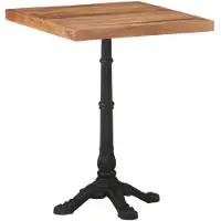 vidaXL Bistrotafel 60x60x76 cm massief acaciahout