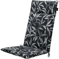 Madison Tuinkussen Fergus black hoge rug - 50% Katoen / 45% Polyester / 5% Diverse - Hoge rug tuinkussens - |