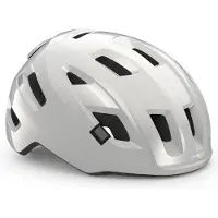 Met E-Mob stedelijke helm wit || Maat: S (52-56 cm)