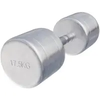 Gorilla Sports Dumbell 17,5 kg (1 x 17,5 kg) Chroom