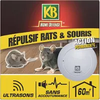 KB Home Defense Muizen- en rattenverjager | | 60m² (Ultrasoon)