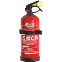 Benson Compacte poederblusser - 1 kg - geschikt voor brandklassen A, B en C - inclusief bevestigingsbeugel