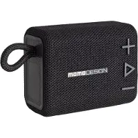 Momo Design Bluetooth Speaker - Draadloze speaker - Muziekbox Draadloos - Draagbaar - 10 m bereik - Tot 20 uur batterijduur - Vermogen 5W - Inclusief batterij en Type-C-oplaadkabel - Zwart